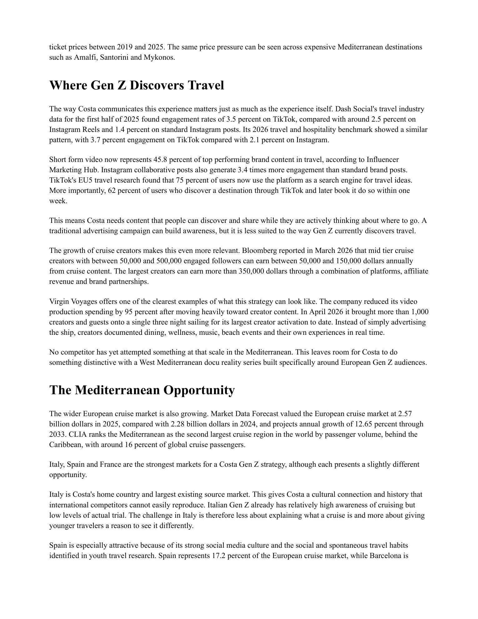 Research Foundations for Costa Crociere Gen Z Market Entry, page 2