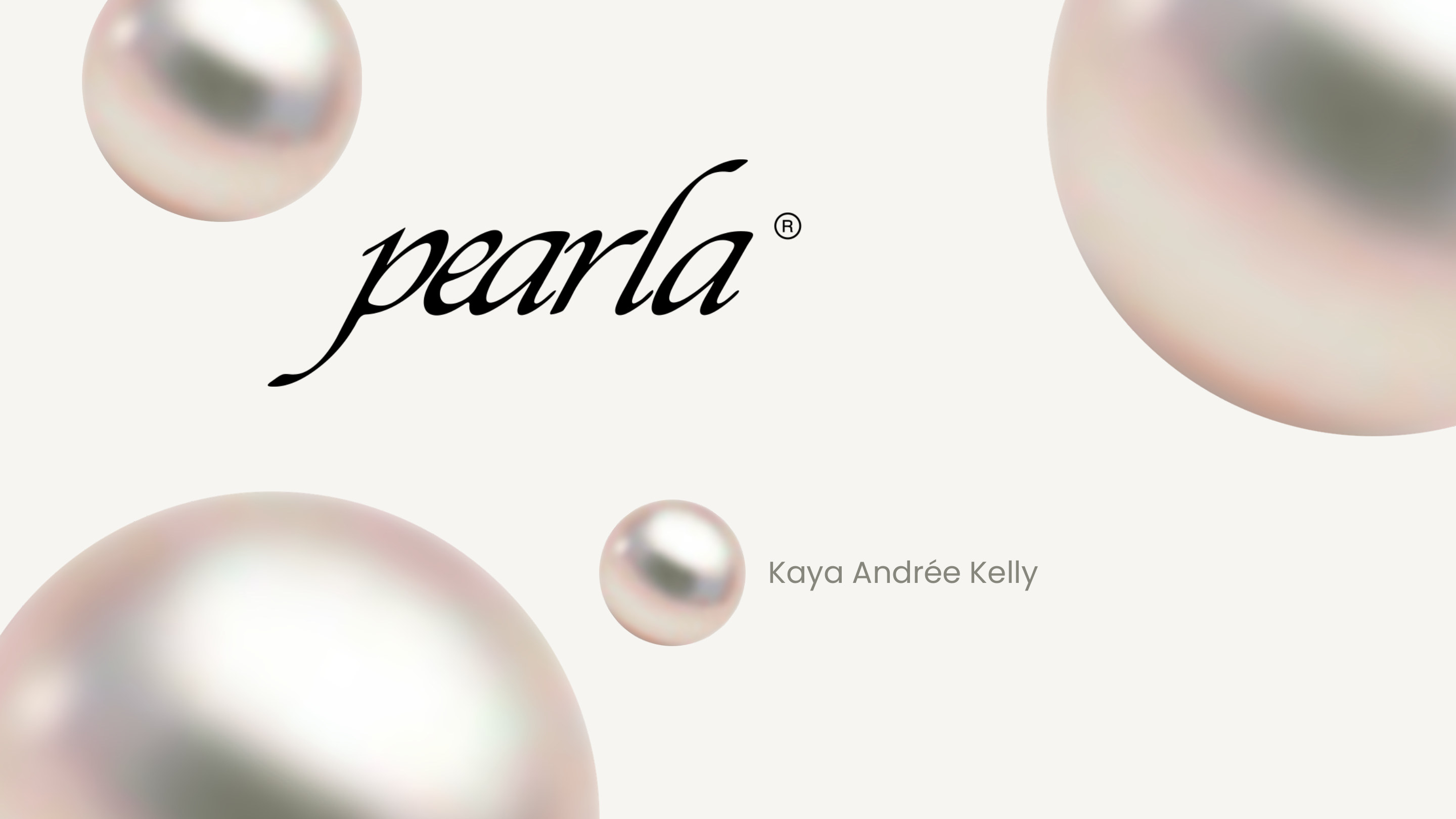 Pearla business plan — slide 1